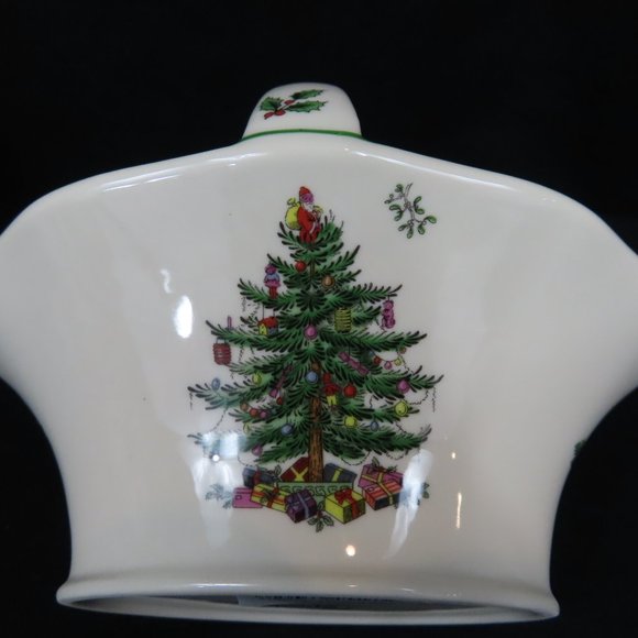 Spode Christmas Tree Candy Basket - Picture 9 of 10
